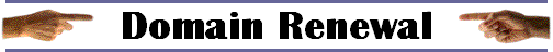 Domain Renewal